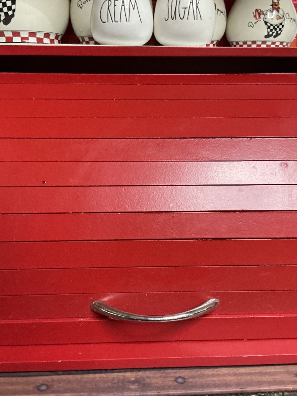 Red bread box